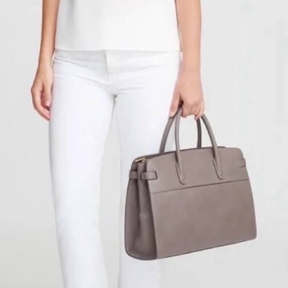 Cuyana Black Work Satchel — No Strap